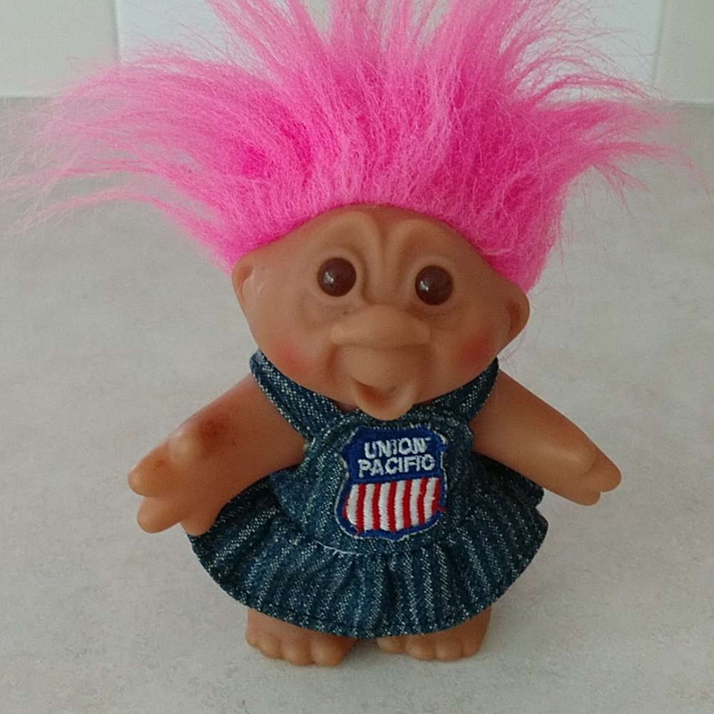 Vintage Union Pacific troll doll